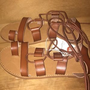 Brown sandals